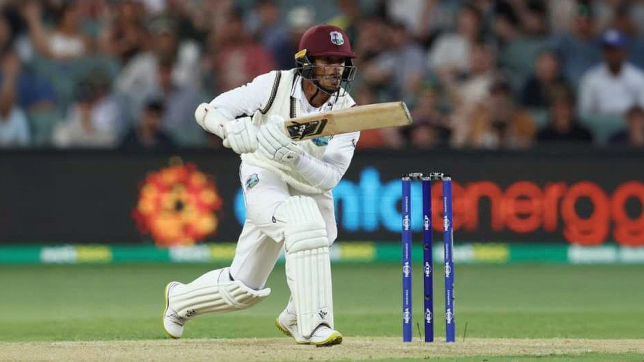 India trails West Indies by 41 runs after Day 1 Test at Ahmedabad