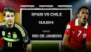 Watch Spain vs Chile Live Stream